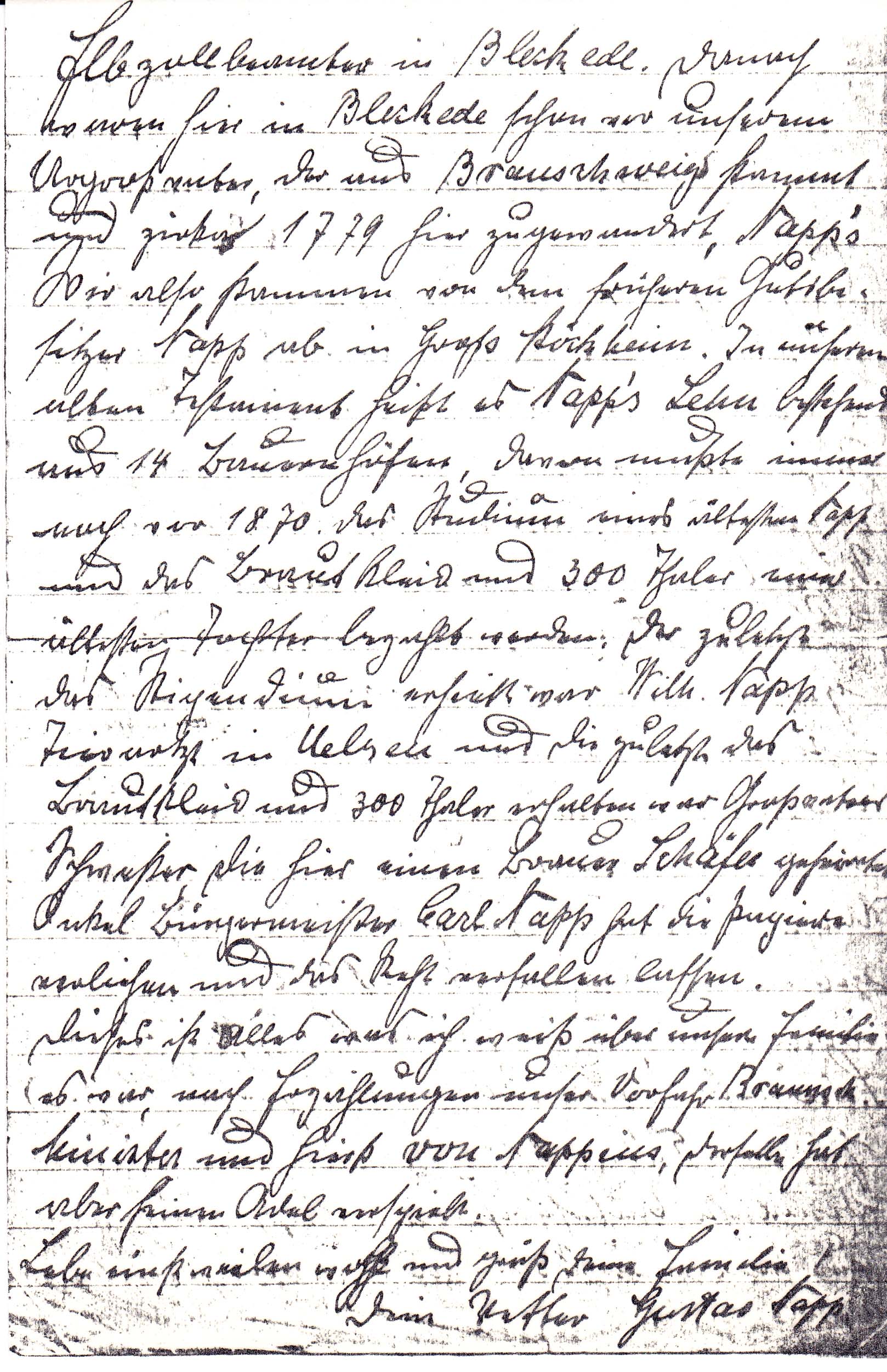Gustav's Letter Page 2