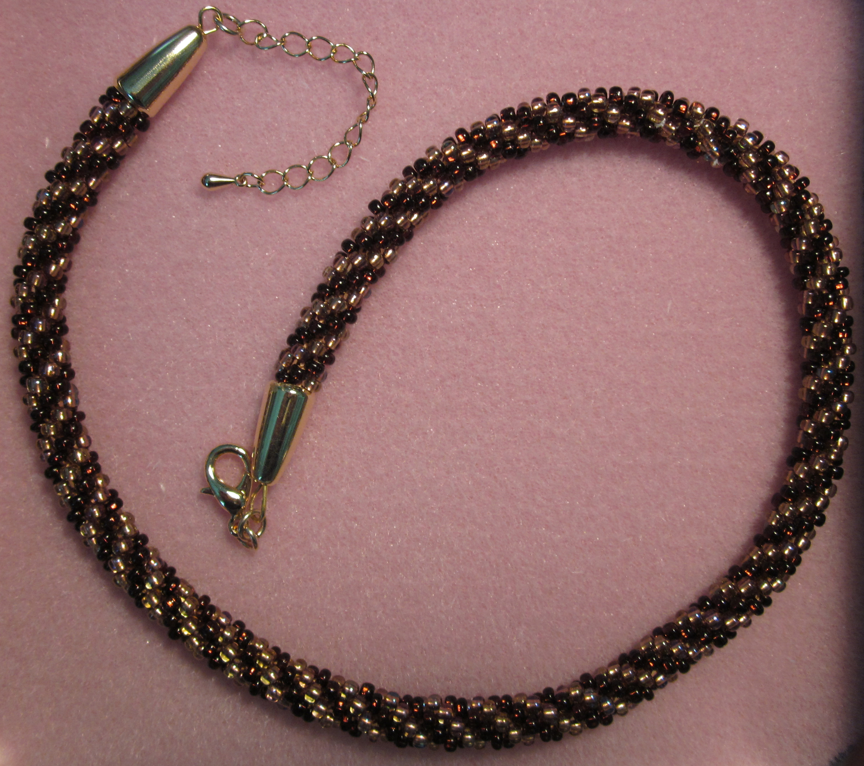 Spiral Necklace Dark